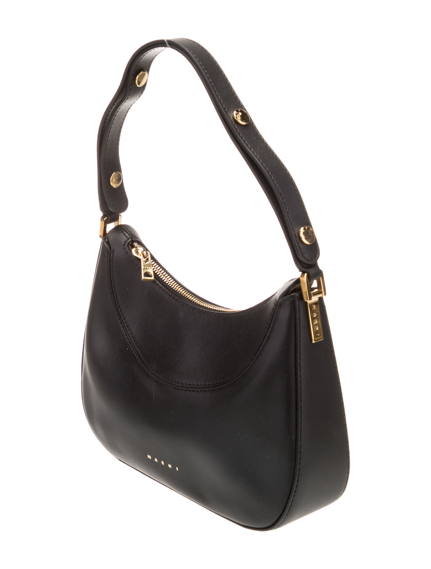 Marni Leather Top Handle Bag